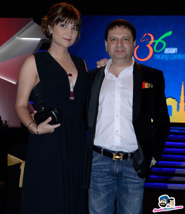 Yohan And Michelle Poonawalla at the Opening Ceremony of the Asian Racing Conference