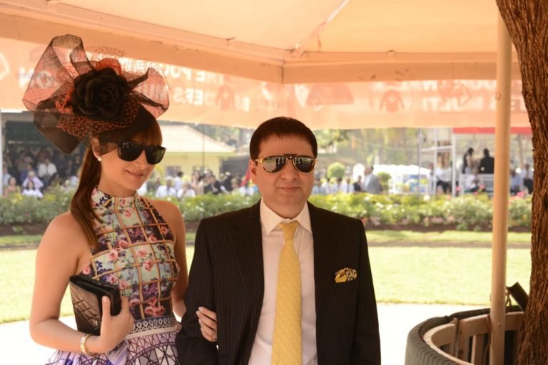 Yohan And Michelle Poonawalla at the Opening Ceremony of the Asian Racing Conference