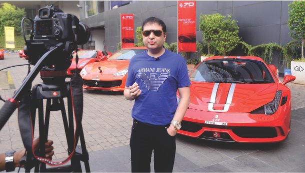 Yohan Poonawalla Enliving It Up! At the Ferrari’s 70th anniversary celebration in Mumbai